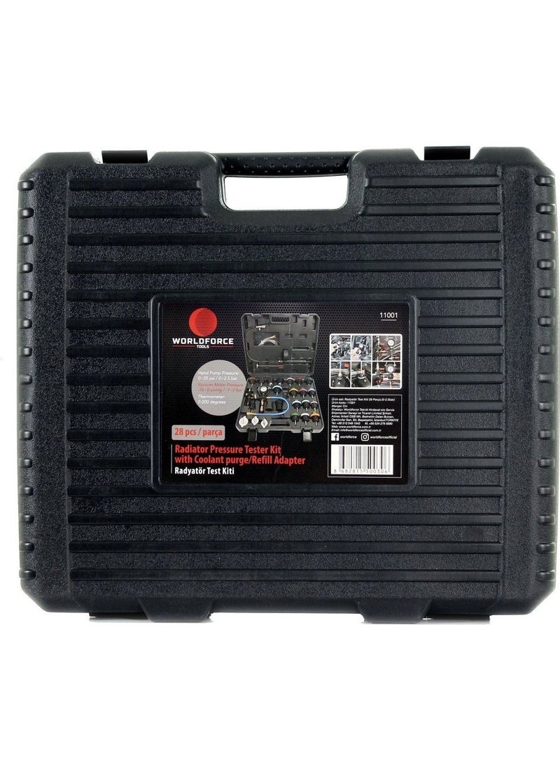 Worldforce 11001 Radiator Test Kit 28 Pieces 0 - 2.5 Bar  - Image 3