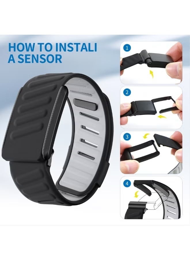 Rugged Comfort Silicone Wristband Compatible with WHOOP 5 | Whoop MG Band, Waterproof and Sweatproof, for Men Women with Metal Frame Connector - Image 4