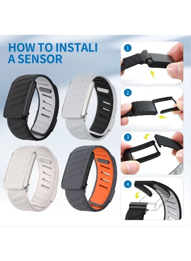 Rugged Comfort Silicone Wristband Compatible with WHOOP 5 | Whoop MG Band, Waterproof and Sweatproof, for Men Women with Metal Frame Connector - Image 3