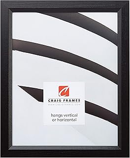 Craig Frames 7171610BK 8.5 by 11-Inch Picture Frame, Solid Wood, .825-Inch Wide, Black - Image 1