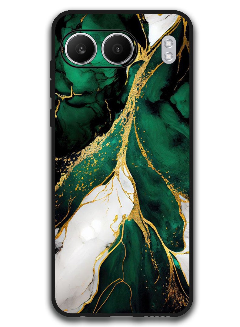 Theodor Protective Case Anti Scratch Shock Proof Bumper Cover For OnePlus Nord 4 Green Marble texture - Image 1