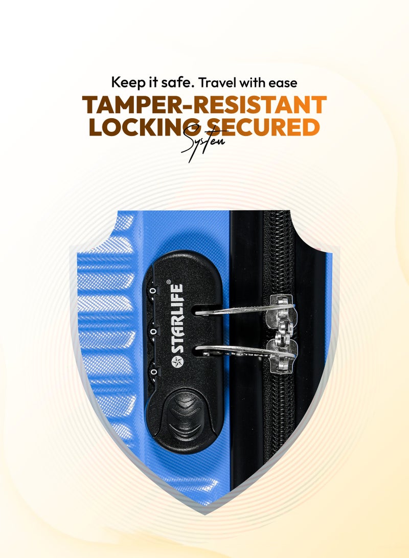 STARLIFE Suitcase Set of 4 PCS ABS Hardside Travel Luggage Bag - Image 4