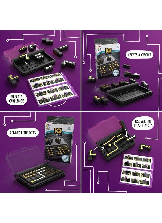 SmartGames - Iq Bundles Circuit Series: Iq Circuit & Iq Arrows 240 Challenges For Ages 7Adult - Image 1