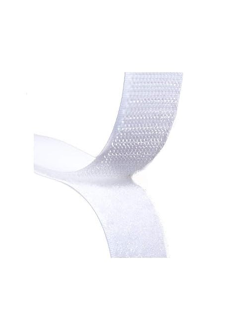 AANIJLAB Hook and Loop Tape Fastener White 5 Meter 25 mm 