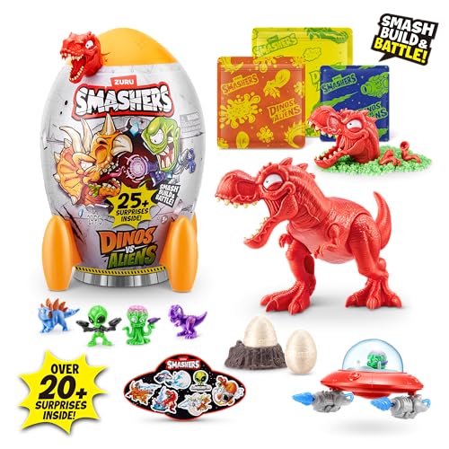 ZURU SMASHERS Smashers Dino vs Aliens MediumTREX by ZURU Smashable Egg Toy for Boys - Image 5