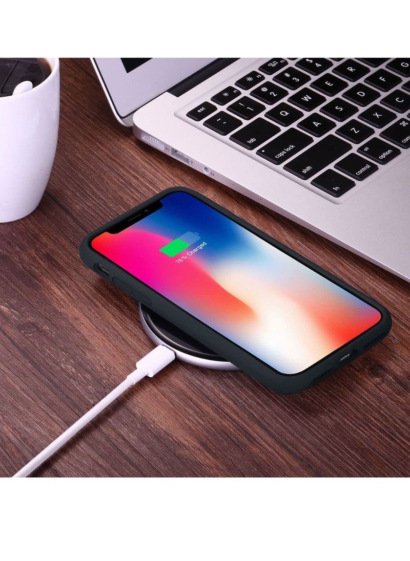 Phone Planet Case for iPhone X/iPhone Xs, [7FT Drop Protection] [Soft Anti-Scratch Microfiber Lining] Liquid Silicone Gel Rubber Phone Case, Full Body Drop Protection Cover Case, 5.8 inch, Black  - Image 3