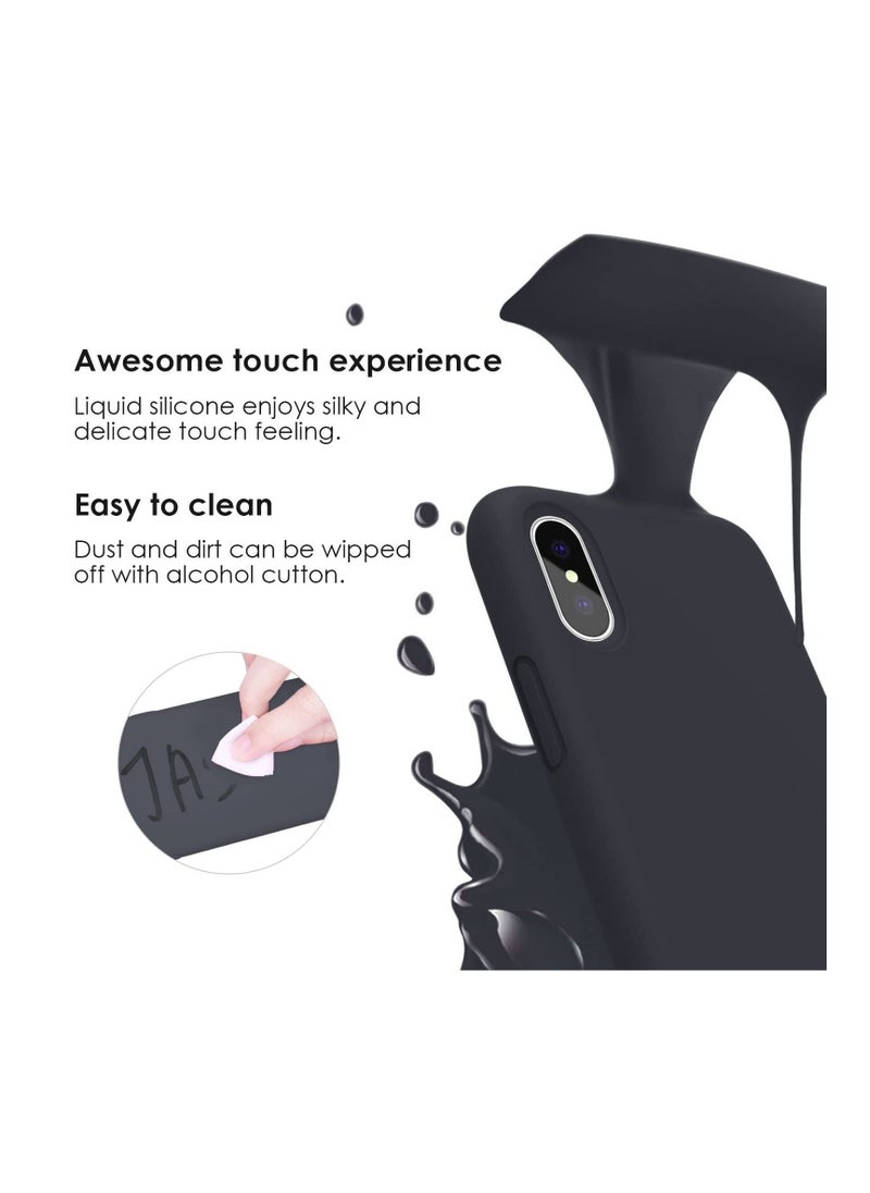 Phone Planet Case for iPhone X/iPhone Xs, [7FT Drop Protection] [Soft Anti-Scratch Microfiber Lining] Liquid Silicone Gel Rubber Phone Case, Full Body Drop Protection Cover Case, 5.8 inch, Black  - Image 4