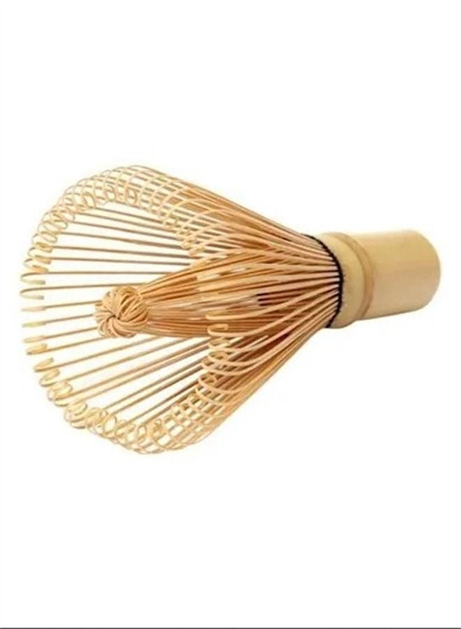 Bamboo Tea Powder Whisk Beige 10x5.5x2.5cm - Image 2
