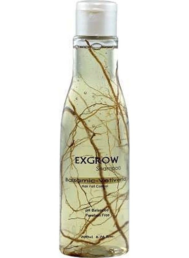 EXGROW شامبو بالسمك فيتيفيريا مضاد لتساقط الشعر 200 مل (عبوة 1) ; متوازن الشوارد ; خالي من البارابين ; شامبو السيطرة على تساقط الشعر ; مضاد للقشرة ; - Image 2