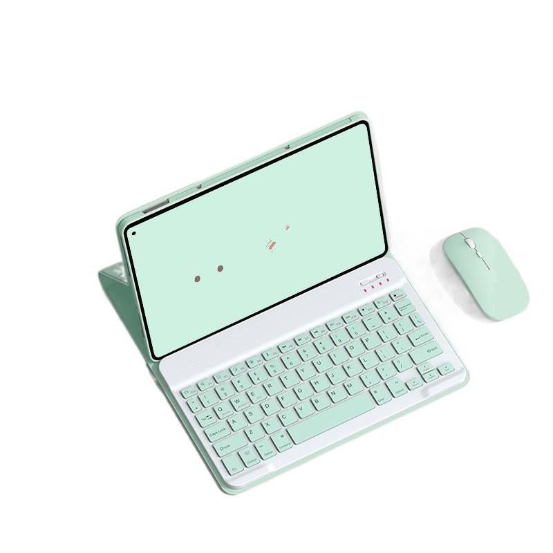 Blue Samsung Tab Keyboard Case Compatible with Samsung Galaxy Tab S9 FE / Samsung Galaxy Tab A7 with Protective Cover Stand Function and Daily Tablet Carry - AuraLuxe - Image 1