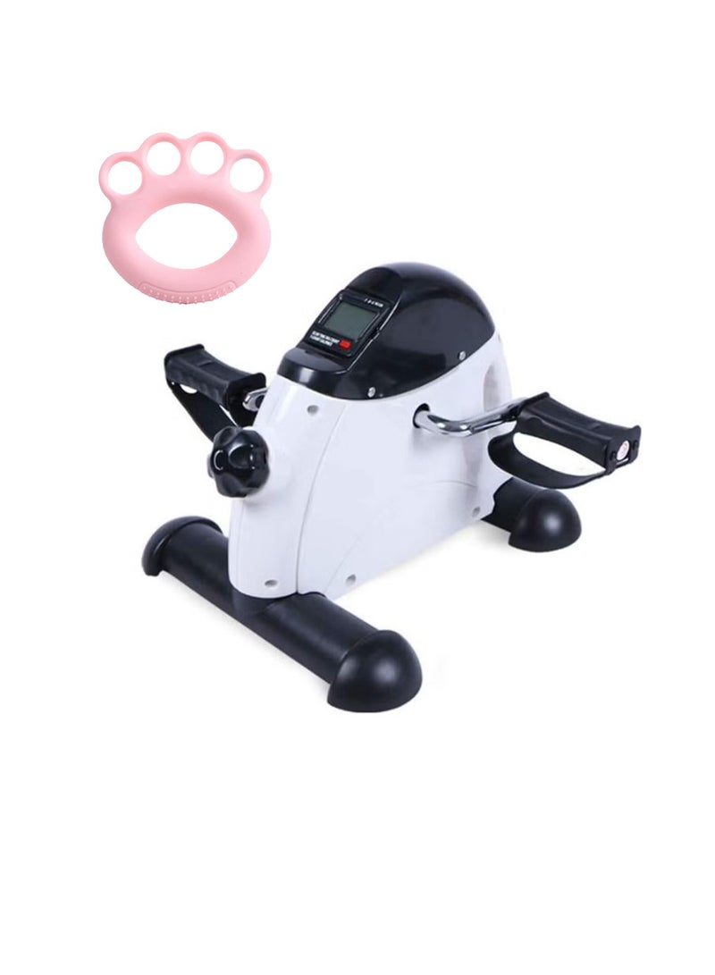 ALCOACH Mini Exercise Bike, Pedal Stepper Exercise Machine for Arm & Leg Pedal Exerciser with LCD Screen Displays Hand Grip - Image 4