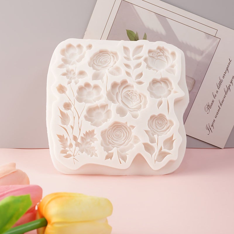 1pc Exquisite Flower Silicone Mold Y 526 for Fondant Chocolate Clay Decor - Image 2