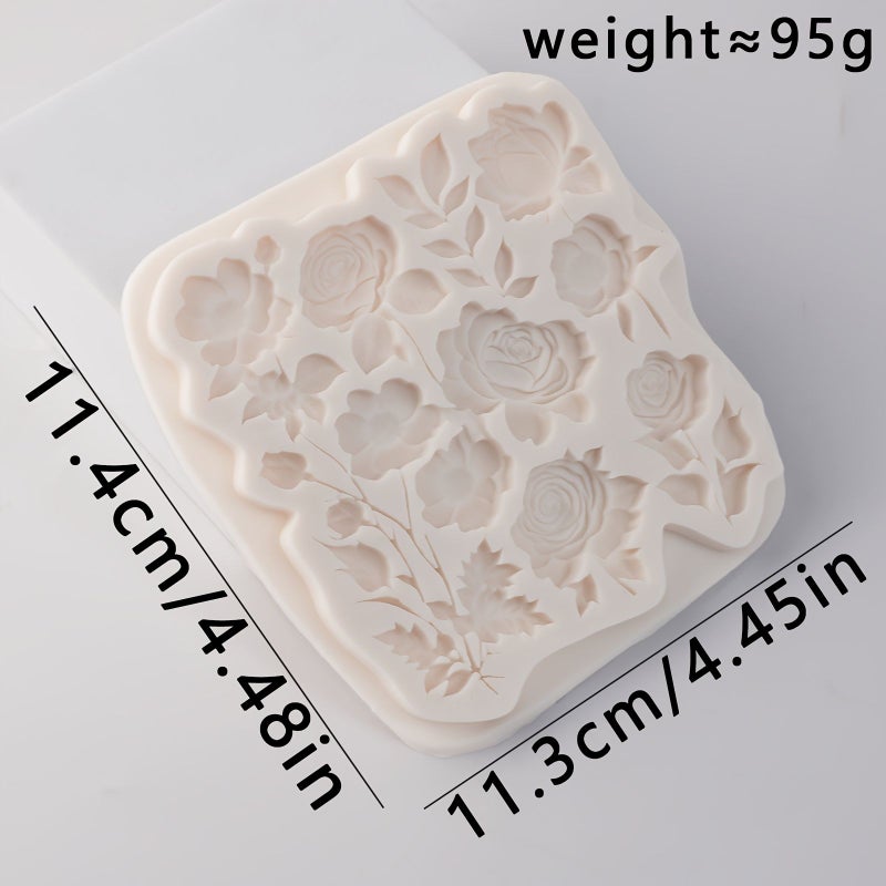 1pc Exquisite Flower Silicone Mold Y 526 for Fondant Chocolate Clay Decor - Image 3