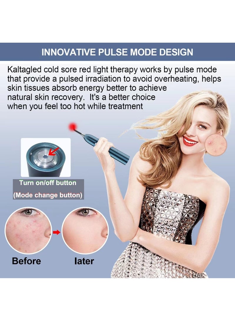 Red Light Therapy Device for Cold Sores, Canker Sores, and Pain Relief - Near Infrared Treatment for Face, Lips, Joints, Muscles, and More (UK Regulatory Approved) - Image 4