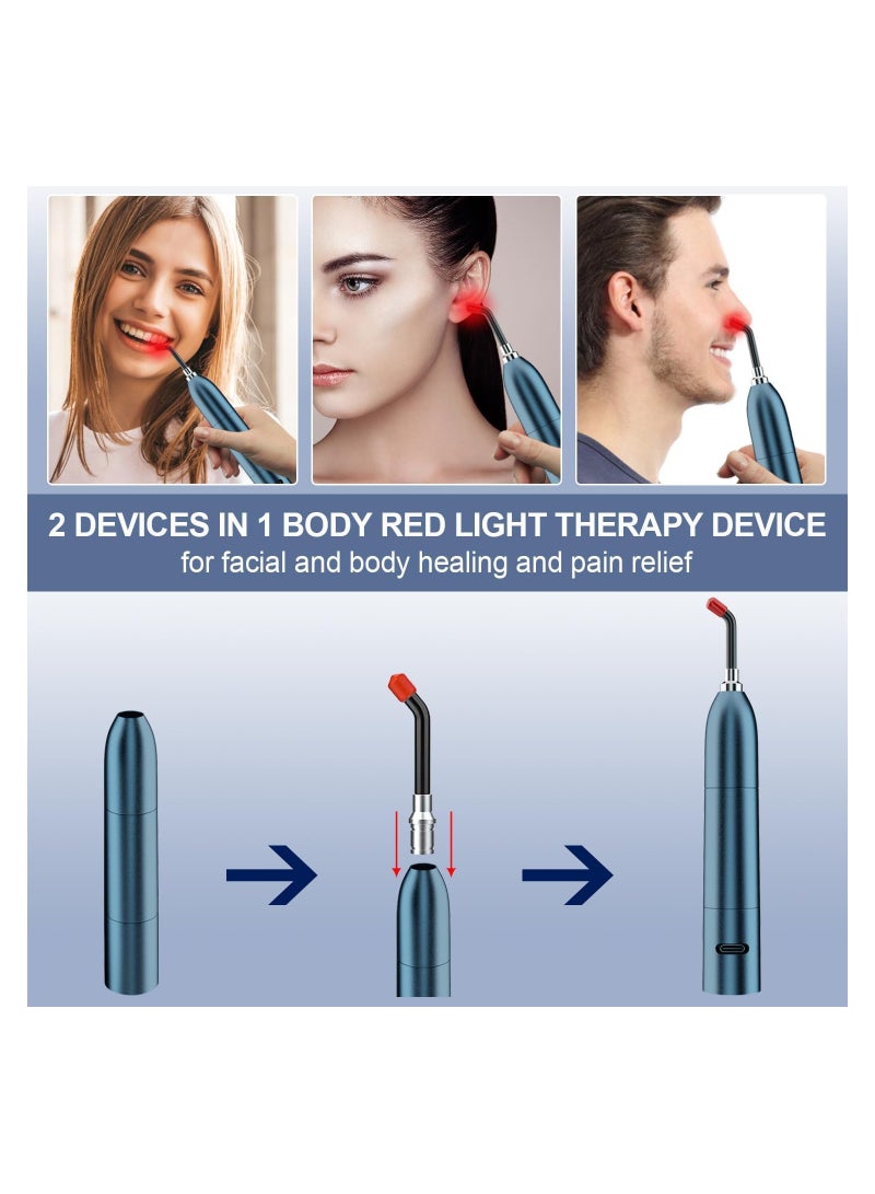 Red Light Therapy Device for Cold Sores, Canker Sores, and Pain Relief - Near Infrared Treatment for Face, Lips, Joints, Muscles, and More (UK Regulatory Approved) - Image 3