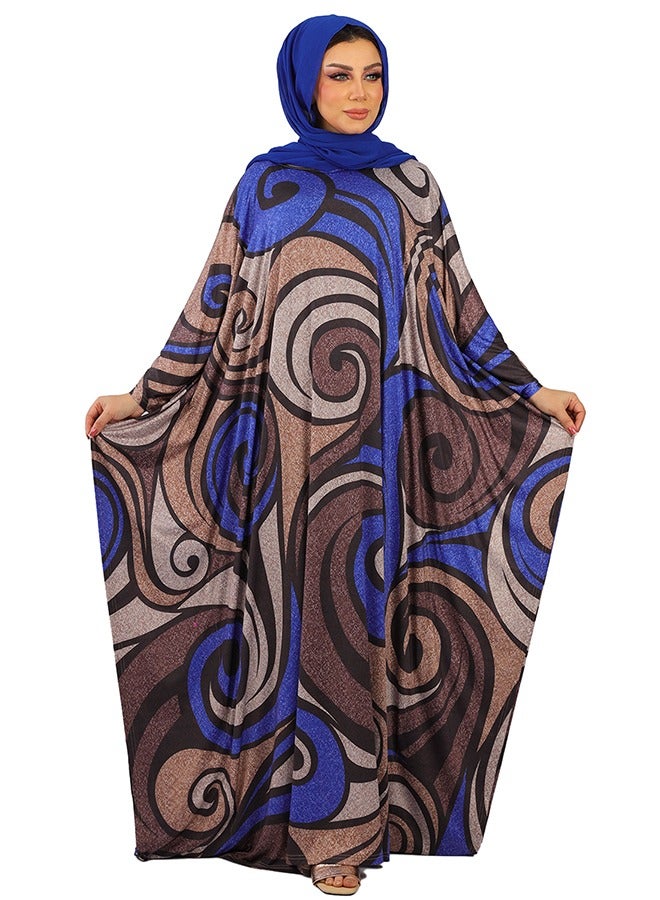 Zmurud Jersey Jalabiya- printed  - Image 3