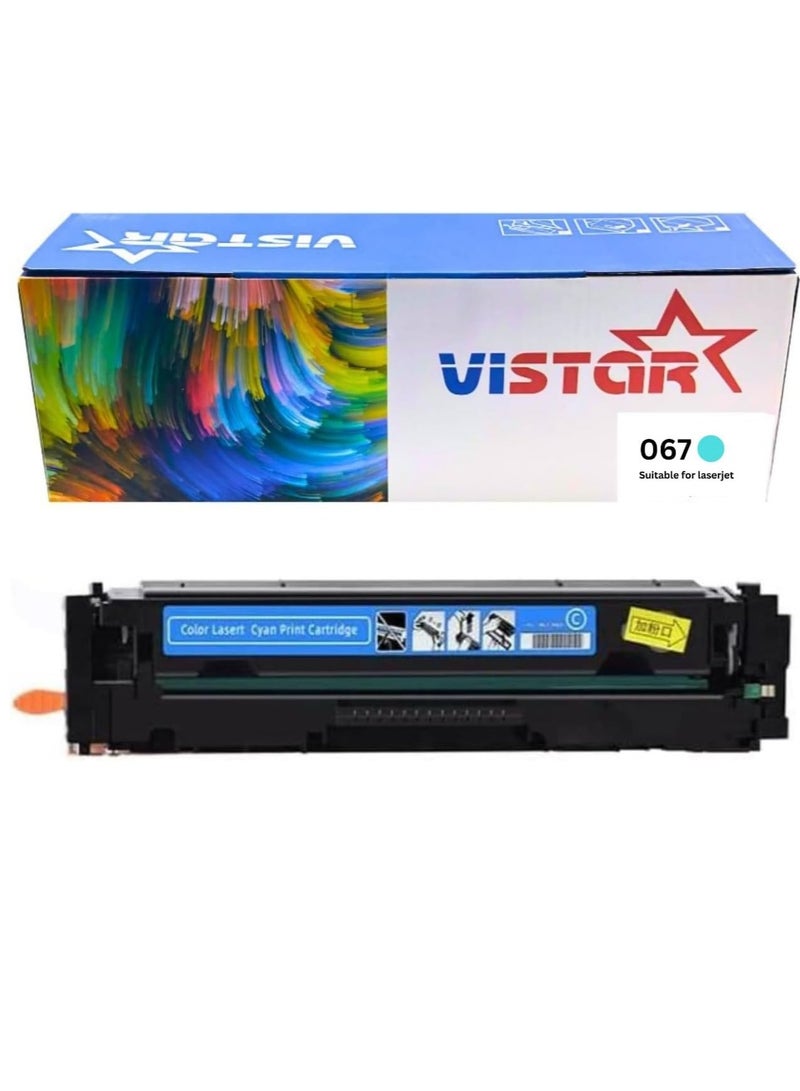 خرطوشة طابعة Vistar 067 لطابعات HP، لون سماوي