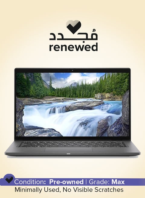 Renewed - Latitude 7410 Full HD Notebook With 14-Inch Display,Core i5-10310U/10th Gen/Quad Core/16GB RAM/512GB SSD/Windows 11 English Black