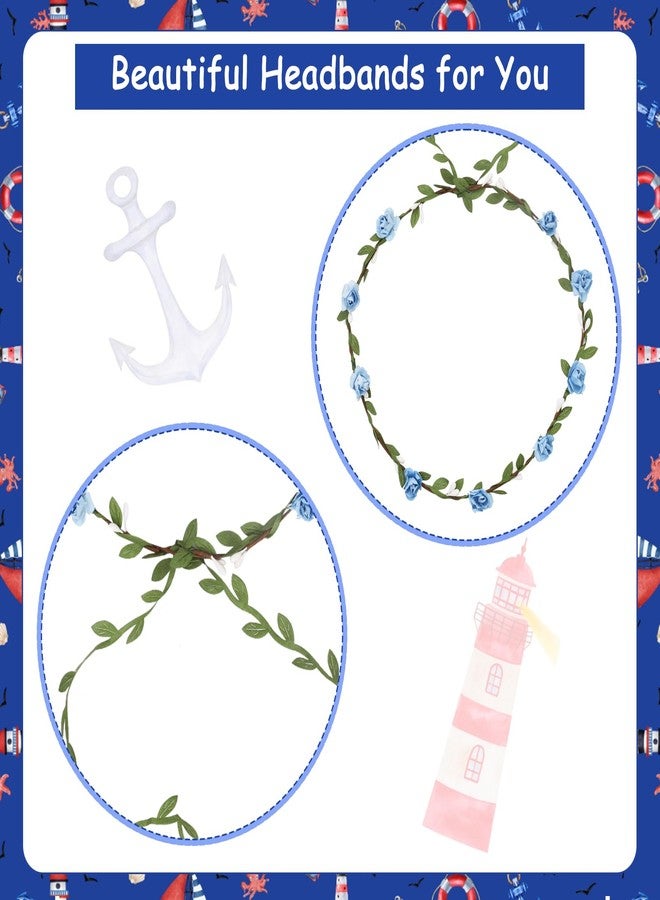 Serencatcher Nautical Baby Shower Maternity Sash, Anchor Baby Shower Decorations Mom to Be Dad to Be Corsage Pins Flower Crown Navy Blue and Red Neutral Nautical Ocean Theme Gender Reveal Party - Image 5