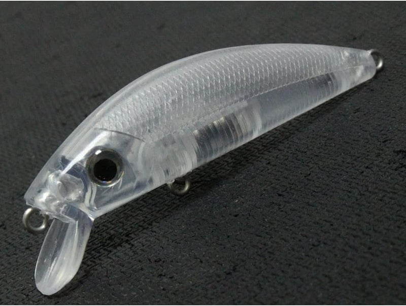 wLure 10 Blank Unpainted Minnow Crankbait Topwater Lipless Jerkbait Fishing Lures - Image 3