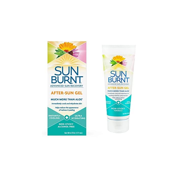 EMCW9 Ultra Hydrating Aloe Vera Gel by Sunburnt 6 Ounce,Clear,SUNB21006