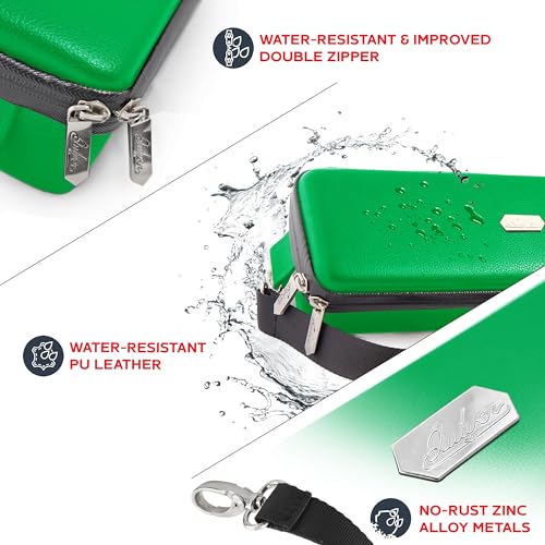 Quiver Time 's Green Card Case, Perfect for MTG Deck, Premium Storage Box, for Trading Cards, and Playing Card Storage, Ideal for Carrying Magic The Gathering and Game TCG Enthusiasts Recommended - Image 2