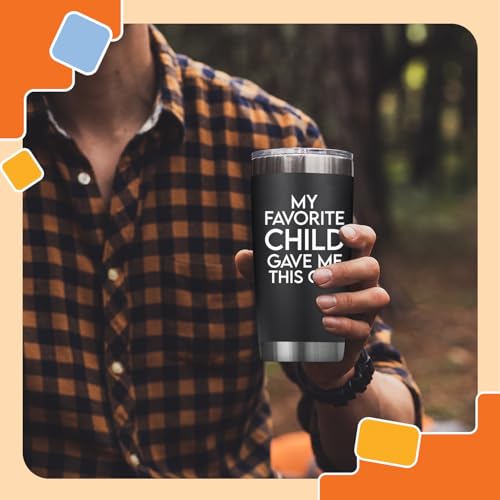 NewEleven Fathers Day Gift For Dad - Birthday Gifts For Dad From Kids - Husband Gift - Birthday Present Ideas For Father, Husband, New Papa, Bonus Father From Daughter, Son - 20 Oz Tumbler - Image 5