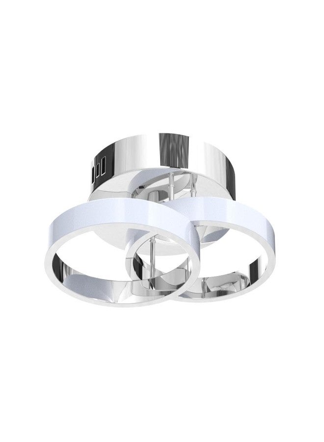 CANEOE Round Modern Led Ceiling Light Fixtures, 6000K Cool White Hallway Light Fixtures Ceiling, Bathroom Close to Ceiling Lights for Bedroom Kitchen Corridor Stair Aisle Lamps - Image 4