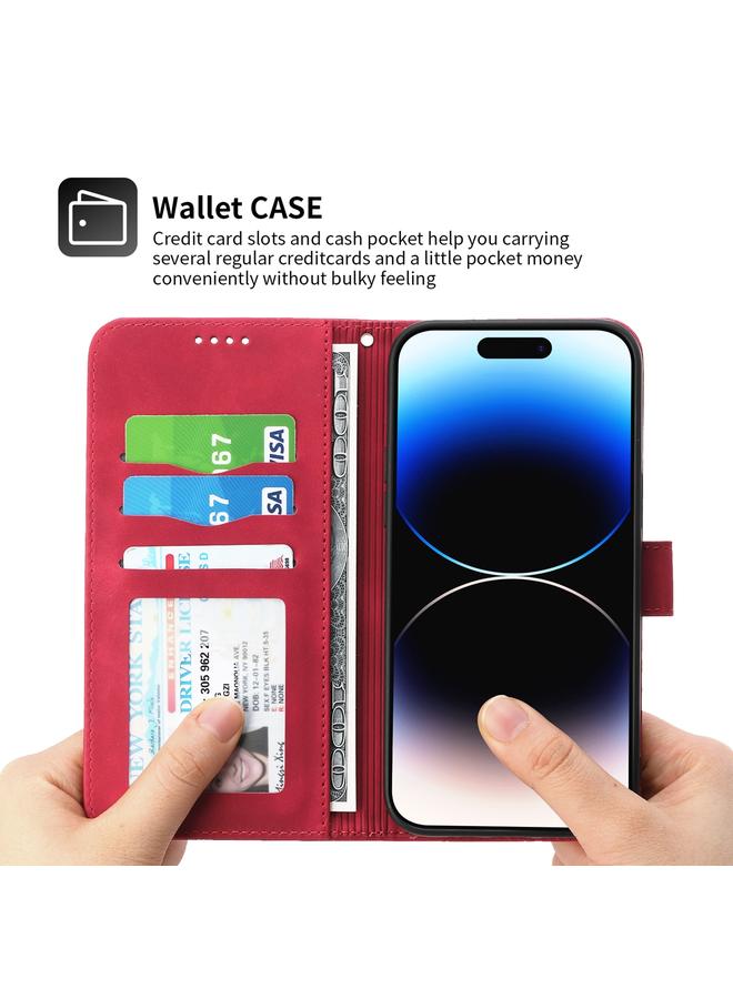 Zaboon Case For iPhone 13 Pro Max Dierfeng Dream Line TPU + PU Leather Phone Case - Image 3