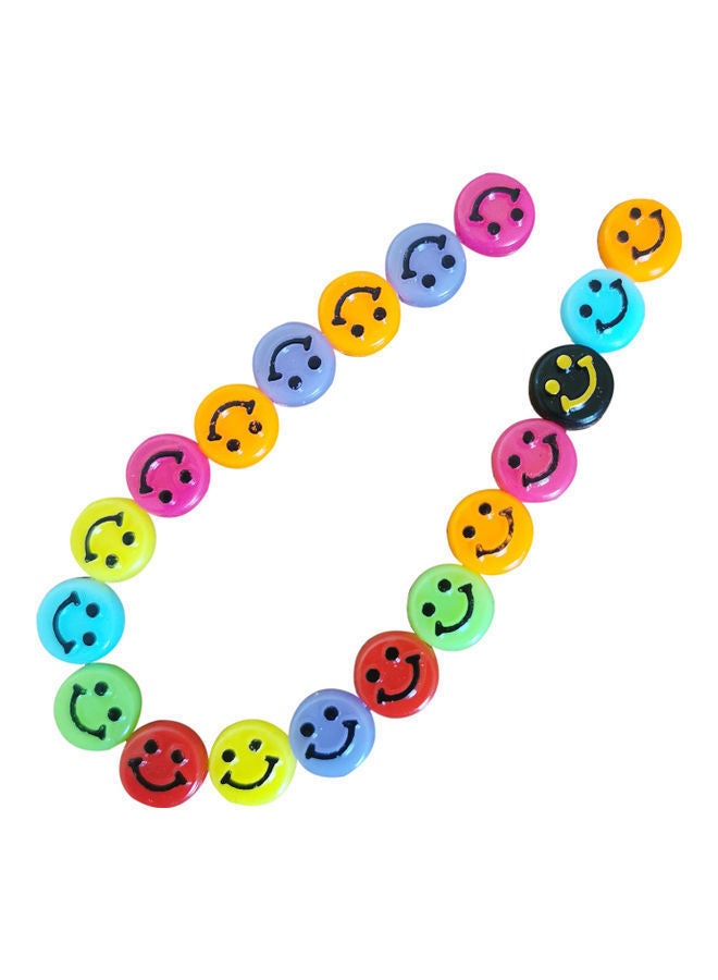NIBEMINENT 250-Piece Craft Making Smiley Face Beads 0.10x0.6cm - Image 5