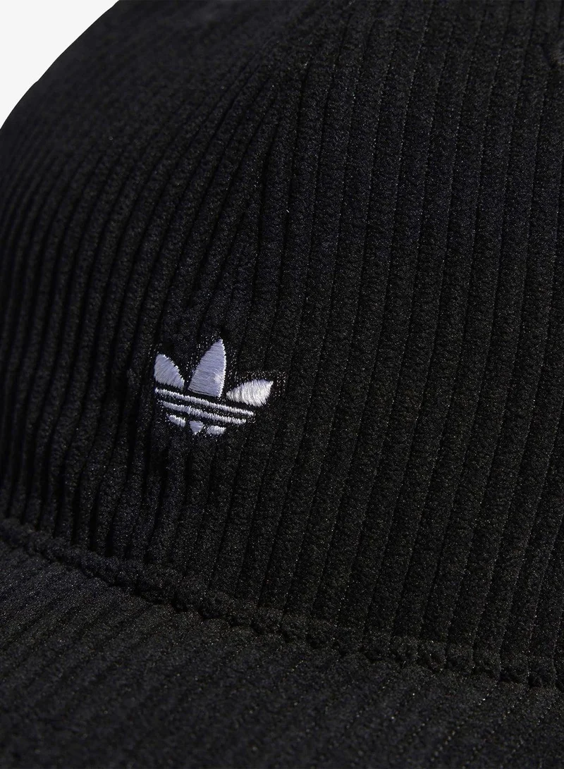 Adidas Originals BLACK Corduroy Baseball Cap  | Best Price UAE