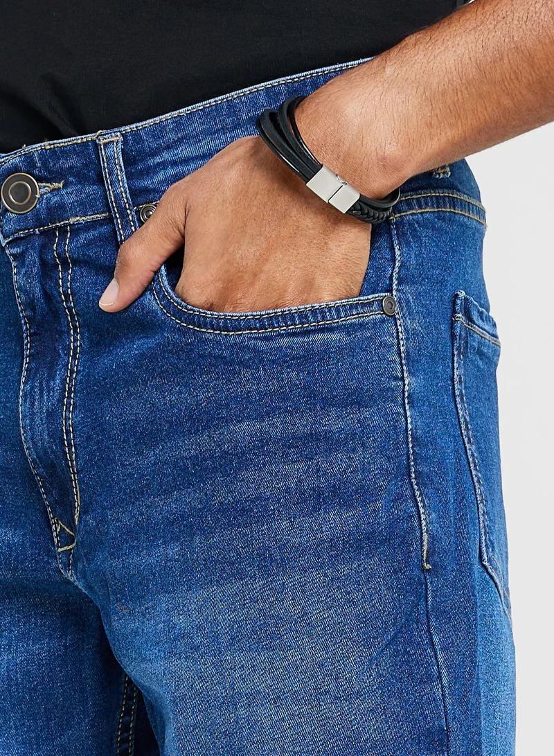 سفنتي فايف Mens Bootcut Jeans