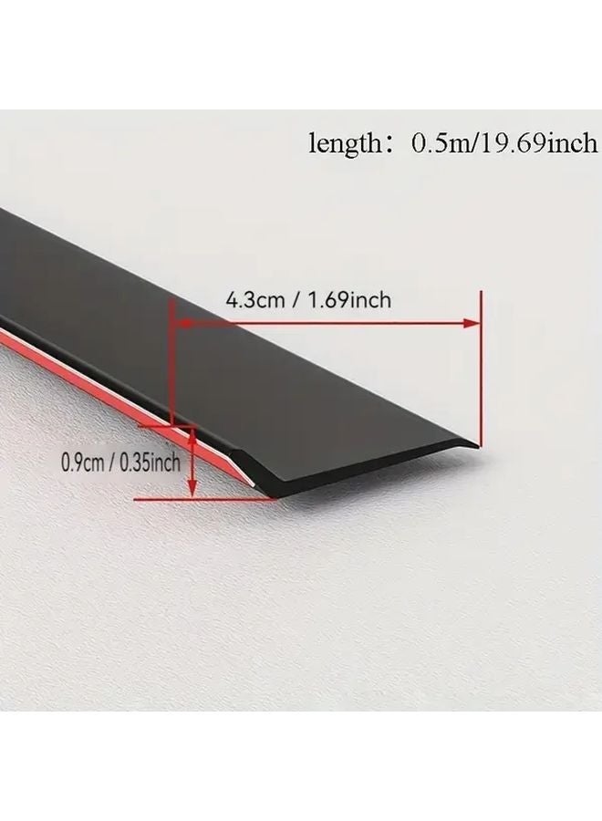 Heavy Duty Window Water Blocker 1.77in x 19.69in Rainproof Seal for Outdoor Use - Image 4