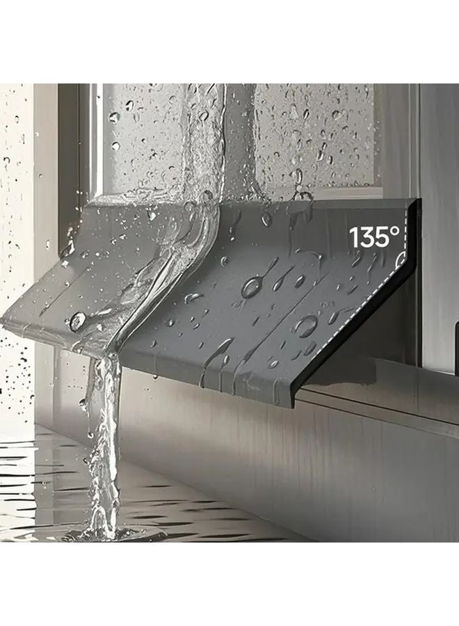 Heavy Duty Window Water Blocker 1.77in x 19.69in Rainproof Seal for Outdoor Use - Image 3