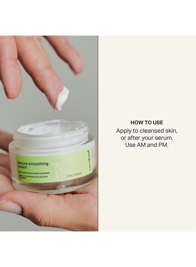 Cocokind Texture Smoothing Cream, Face Moisturizer with Squalane, Celery Seed and Cucumber, Face Lotion Moisturizer Face, Hydrating Face Cream - Image 5