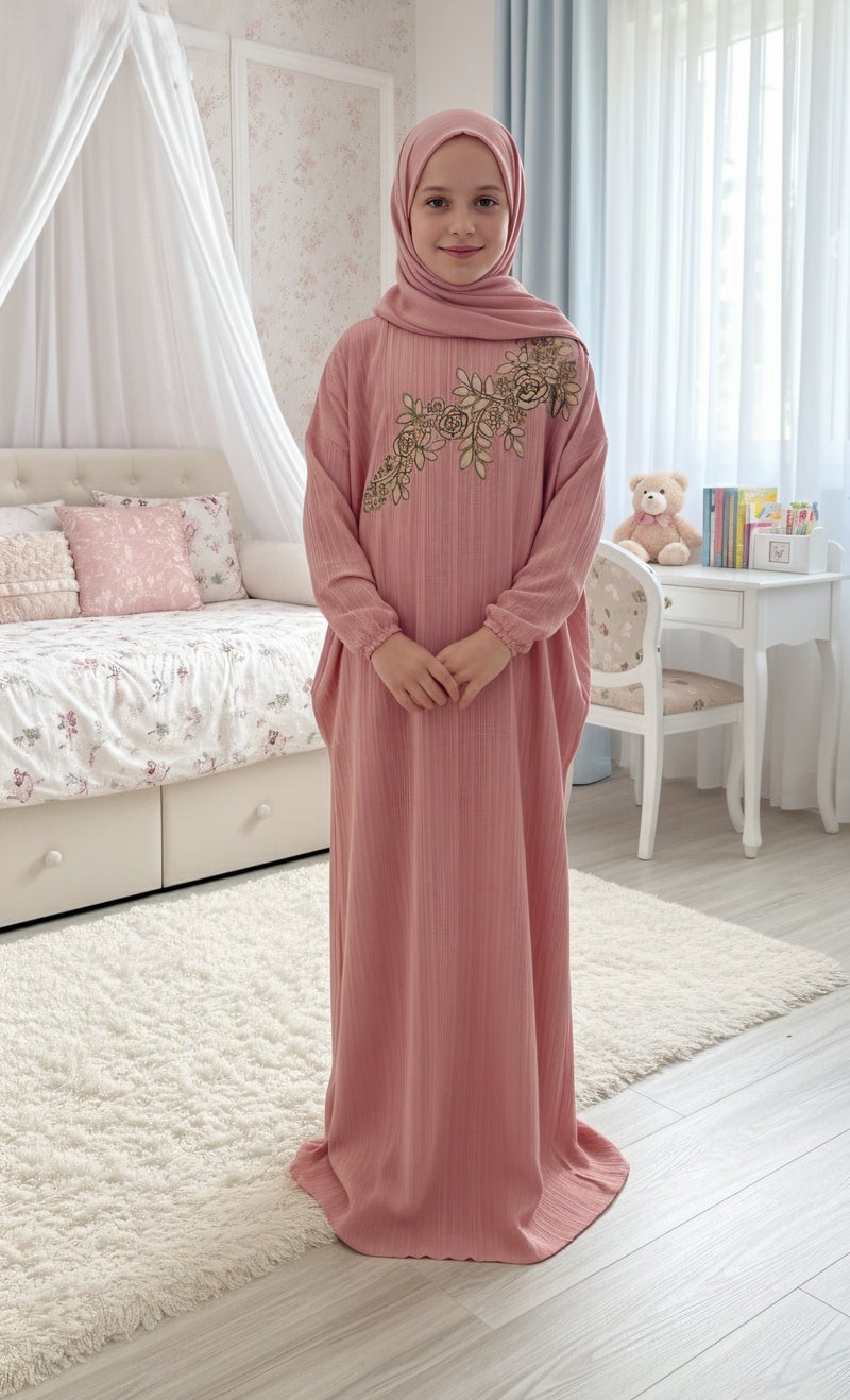 لينا فاشون شرشف صلاة اطفال بناتى مع حجاب متصل - Image 1