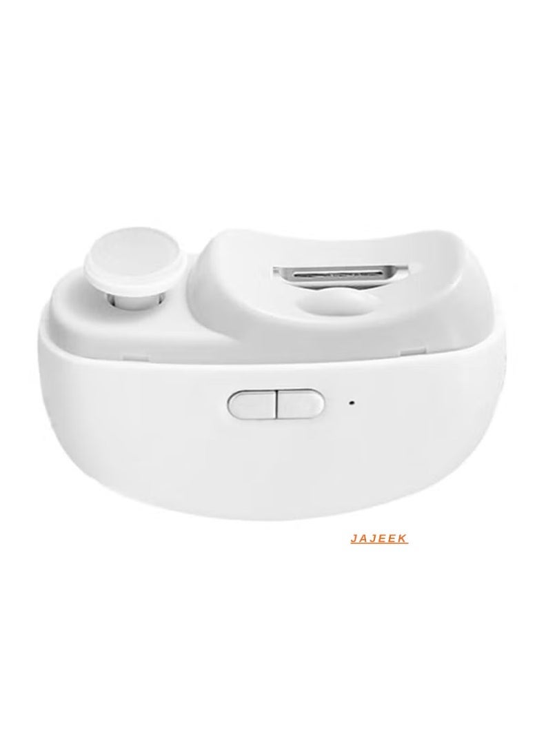 JAJEEK "2-in-1 Electric Nail Clipper with 2 Speeds & LED Light | USB Rechargeable Electric Nail Clippers for Adults & Seniors | Easy-to-Use, Precision Clipping for Perfect Nails" - Image 1