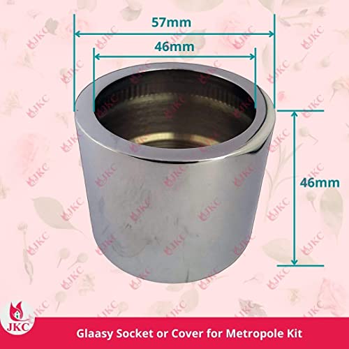JKC Brass Repair Parts for Jaguar 40mm FlushValve, Essential for Metropole FlushValve Maintenance, Jaquar FlushValve Piston Kit for Toilet, 40mm Size (Glassy Socket) - Image 2