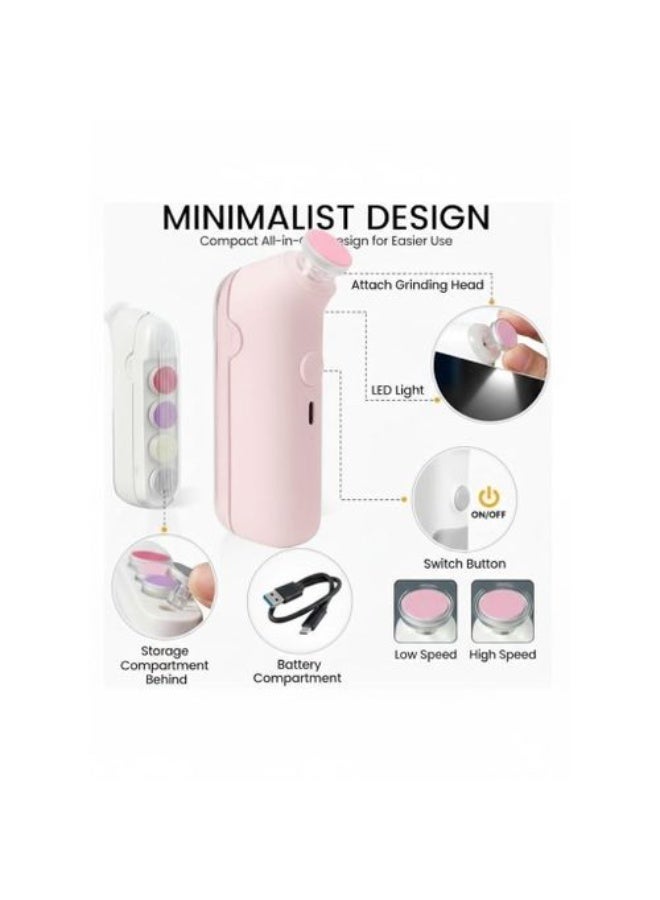 مبرد أظافر كهربائي للأطفال- بشحن USB - Image 3