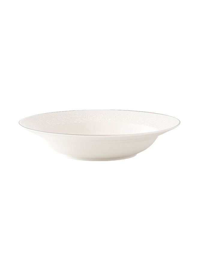 Celia 6-Piece Porcelain Soup Plates Set White 9 inch - Image 2