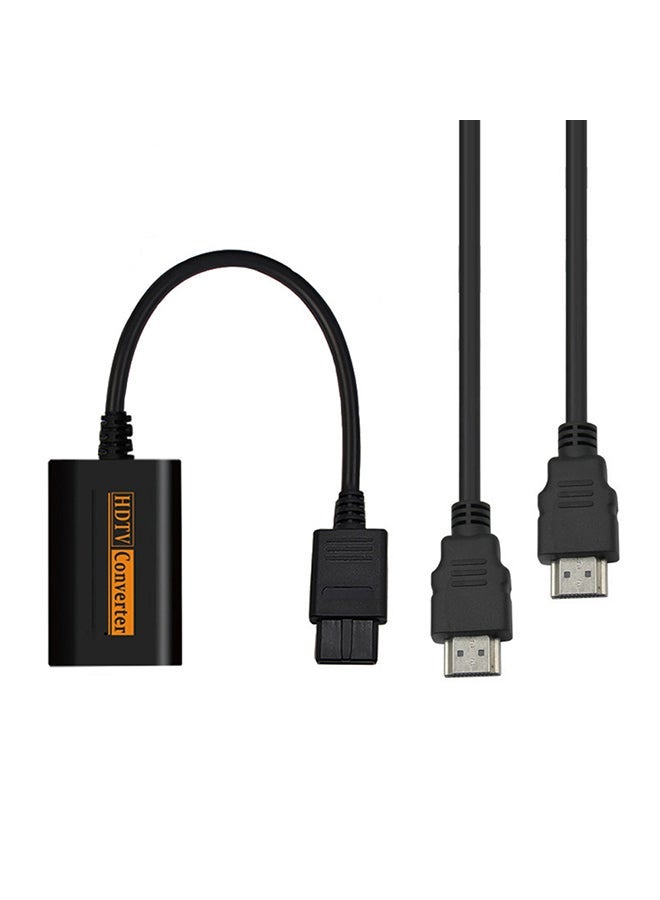 NIBEMINENT Converter Adapter For Retro NGC/N64/SNES/SFC Game Machine Black - Image 1