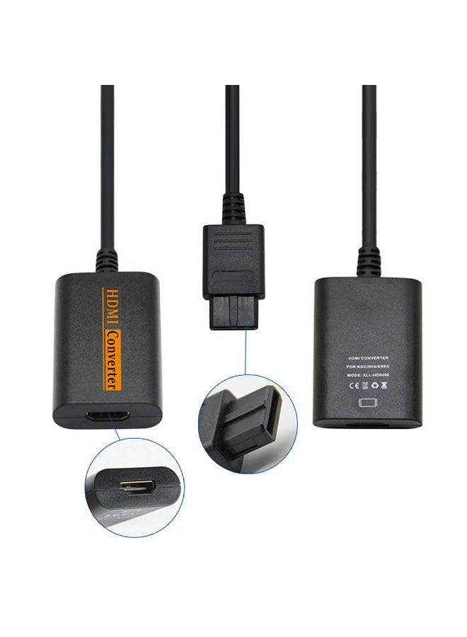 NIBEMINENT Converter Adapter For Retro NGC/N64/SNES/SFC Game Machine Black - Image 4