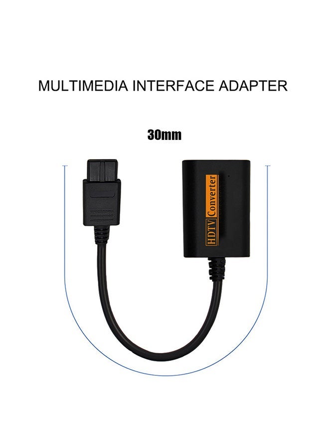 NIBEMINENT Converter Adapter For Retro NGC/N64/SNES/SFC Game Machine Black - Image 2