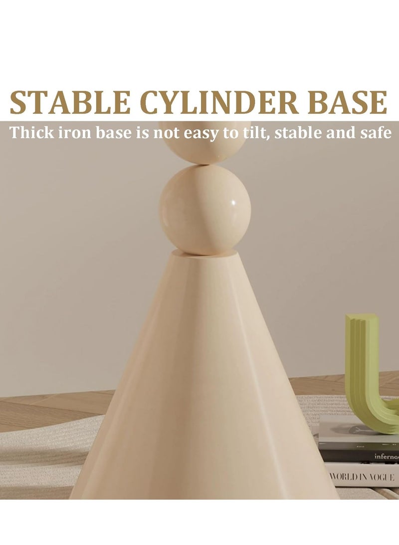 شو وو طاولة جانبية دائرية، طاولة جانبية صغيرة ذات هيكل حديدي لغرفة المعيشة، طاولة جانبية للديكور المنزلي العصري، طاولة وسط دائرية ريترو، لغرفة النوم في الهواء الطلق في الأماكن المغلقة، باللون الأسود - Image 5