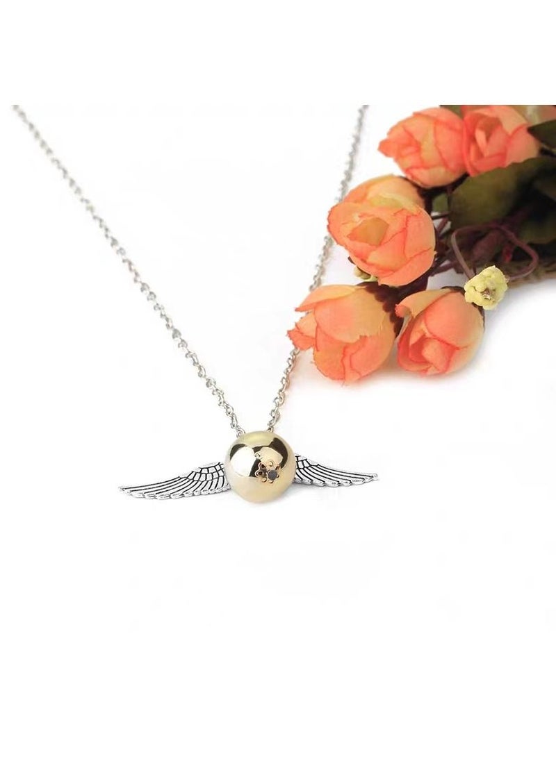 Generic - Harry Potter Snitch Necklace and Bracelet Set of Two - Image 1