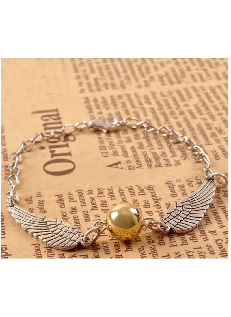 Generic - Harry Potter Snitch Necklace and Bracelet Set of Two - Image 1