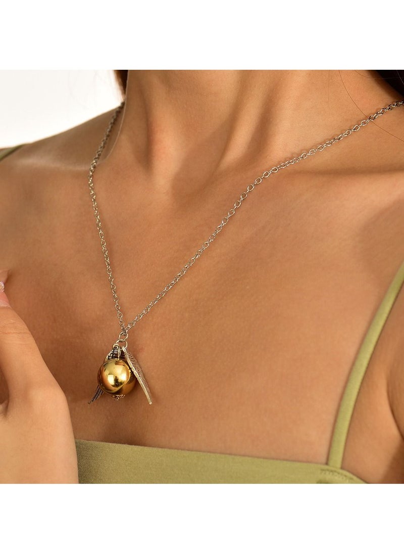 Generic - Harry Potter Snitch Necklace and Bracelet Set of Two - Image 1