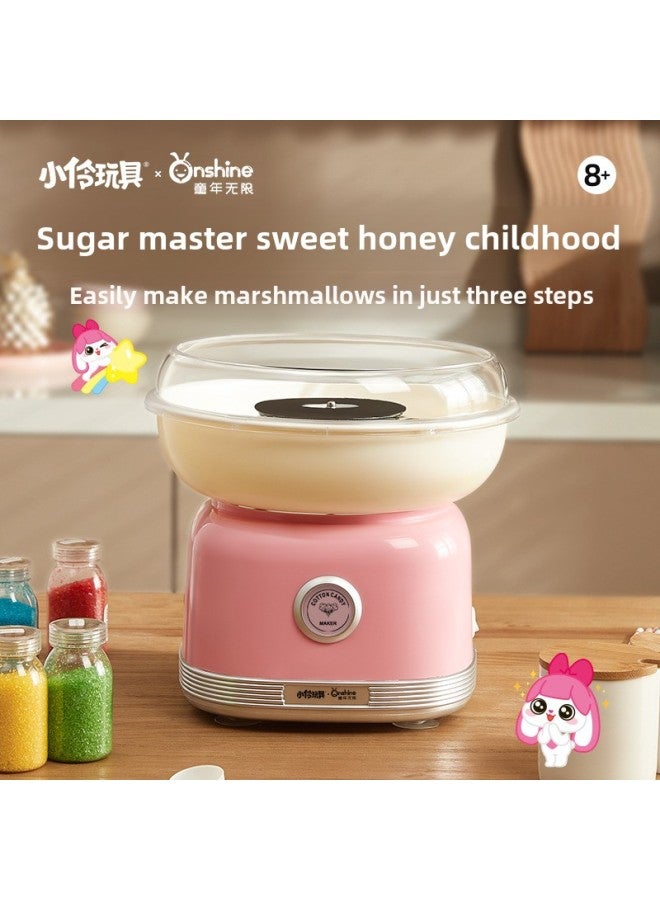 ONSHINE/childhood Unlimited Children Electric Cotton Candy Machine Toy Fancy Cotton Candy DIY Interactive Play House-Specifications:Marshmallow Machine-blue-green - Image 2