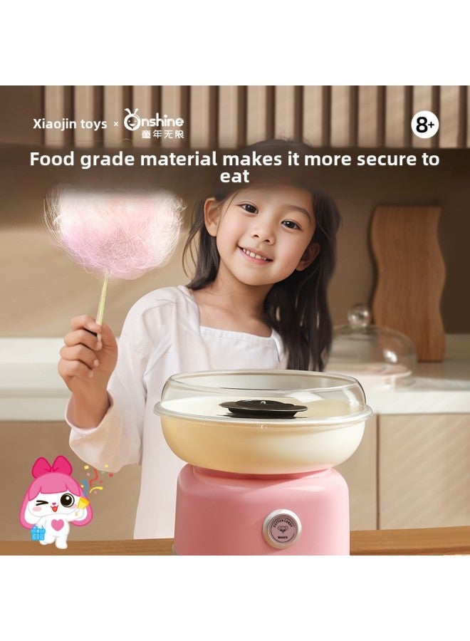 ONSHINE/childhood Unlimited Children Electric Cotton Candy Machine Toy Fancy Cotton Candy DIY Interactive Play House-Specifications:Marshmallow Machine-blue-green - Image 4