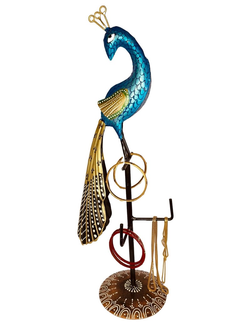 THE HOME CHAOS THE HOME CHAOS PEACOCK Key Holder for Home Decor Stylish Key Stand for Table Elegant Key Hangers for table top Diwali Christmas New Year Modern Elegant Attractive Healthy  - Image 1